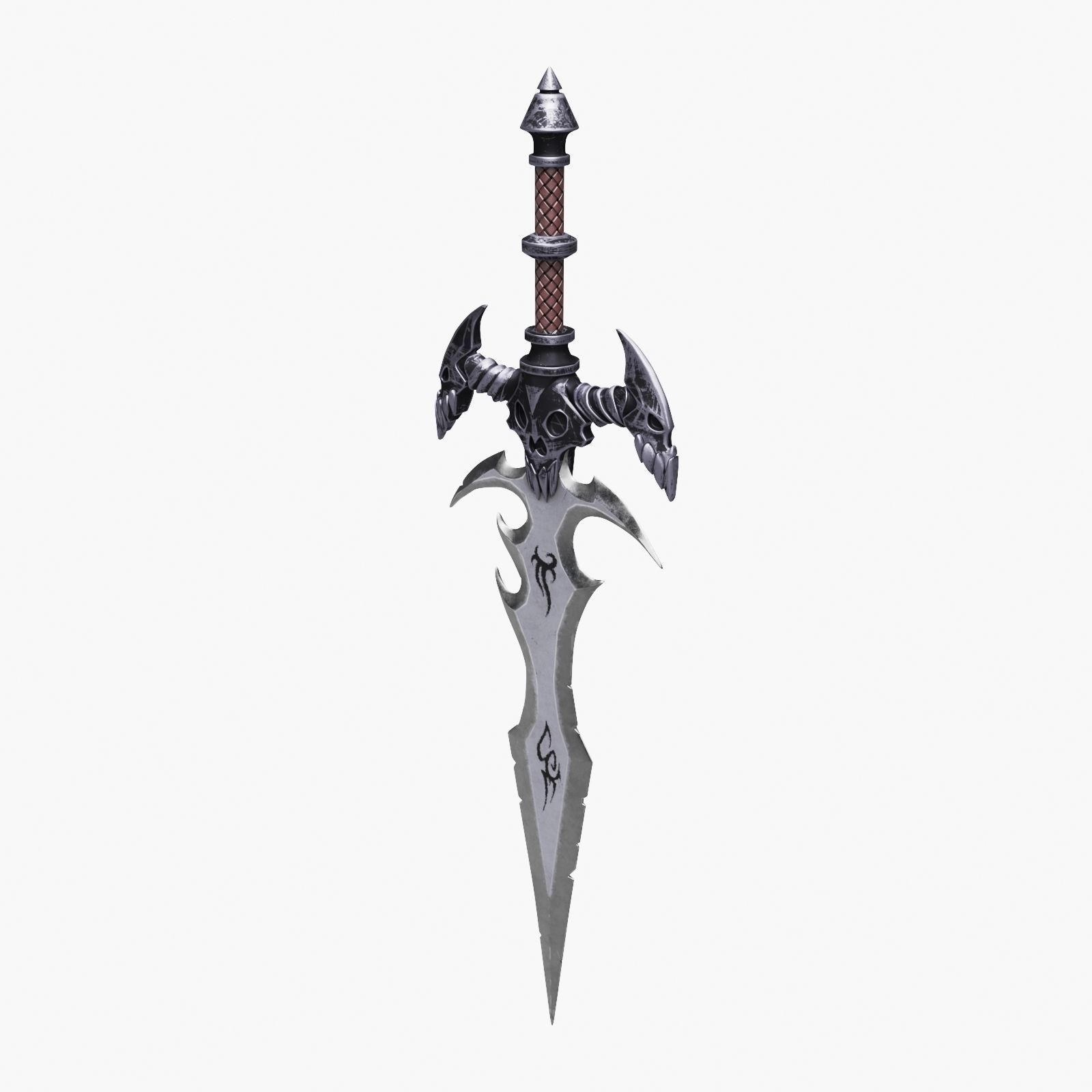 Ancient Battle Sword 3D model_1