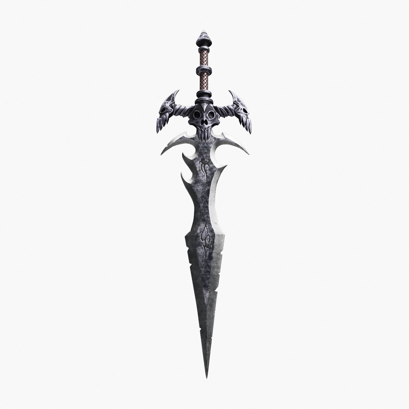 Ancient Battle Sword 3D model_2
