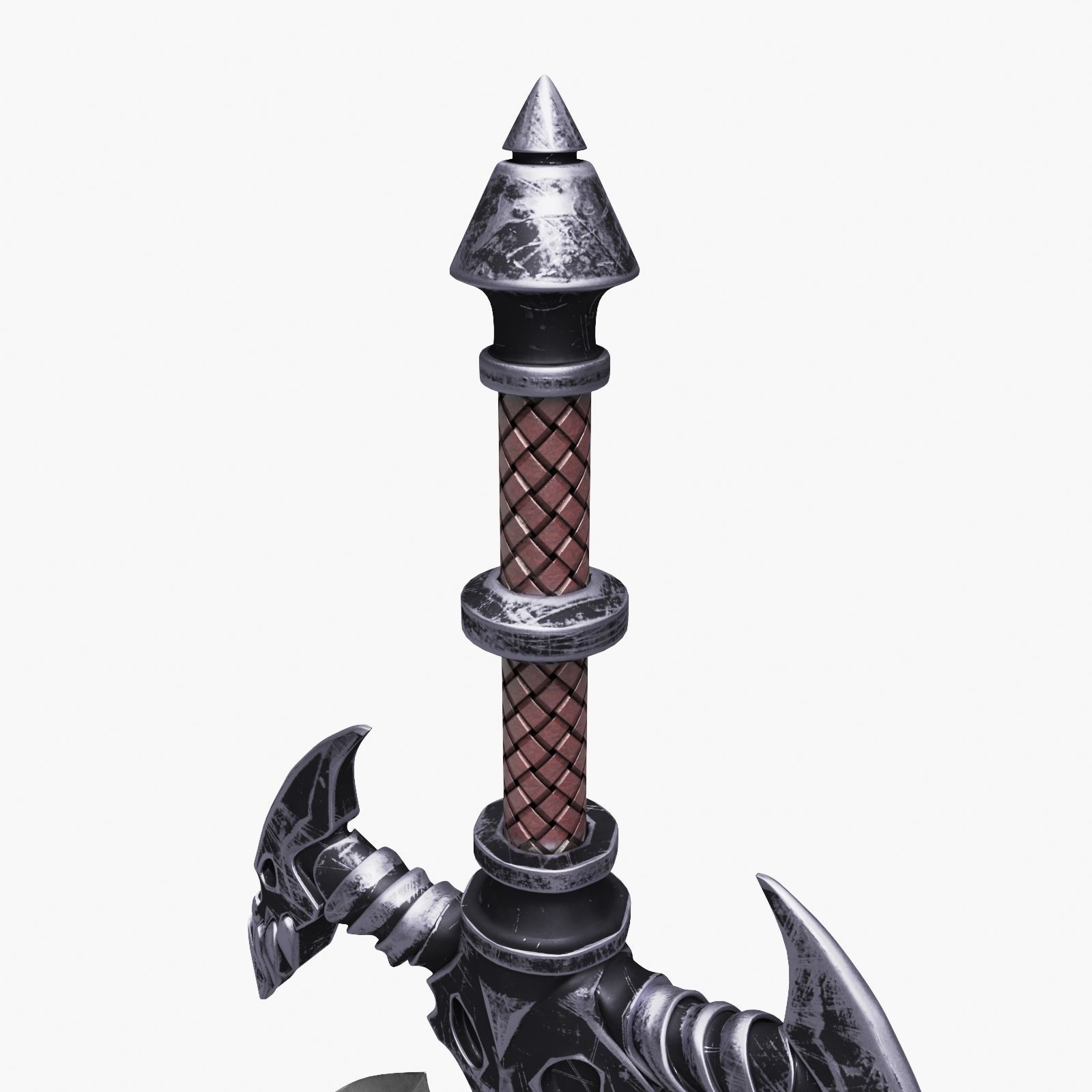 Ancient Battle Sword 3D model_7