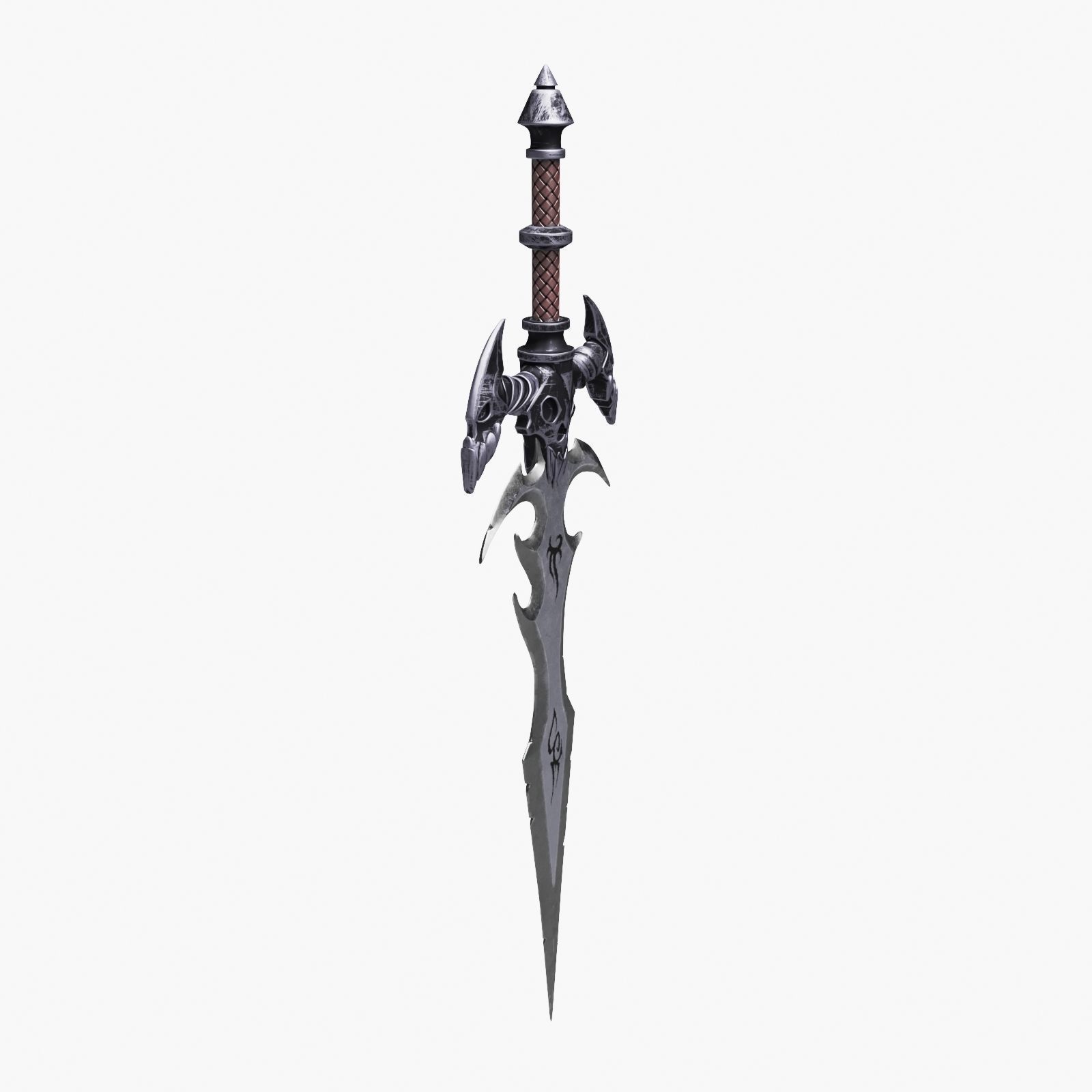 Ancient Battle Sword 3D model_13