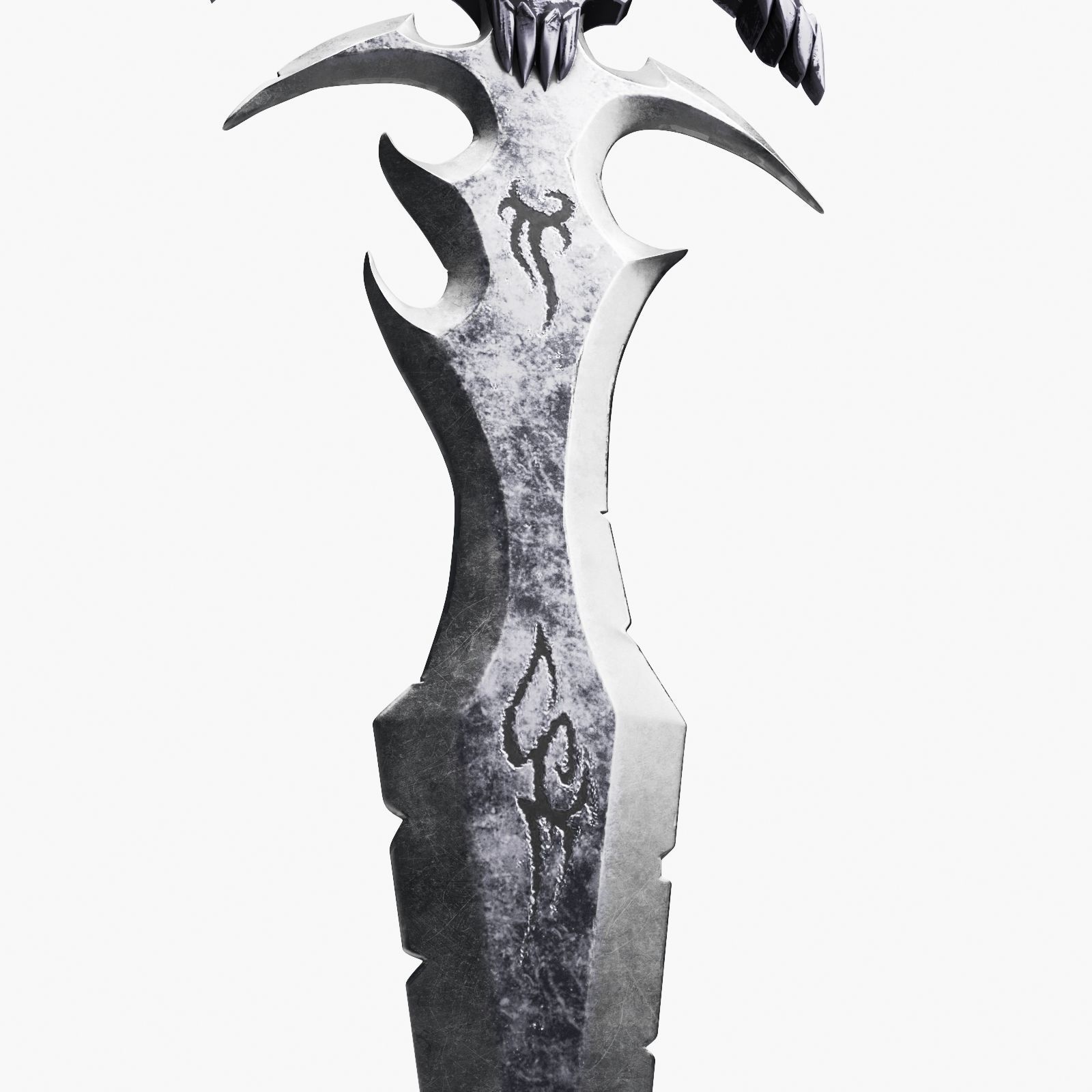 Ancient Battle Sword 3D model_5