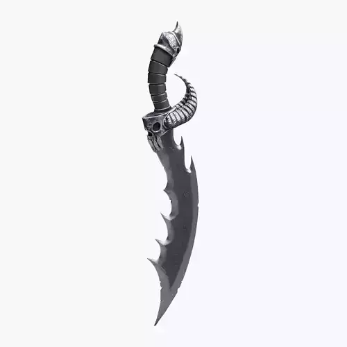 Antique Steel Sword 3D model