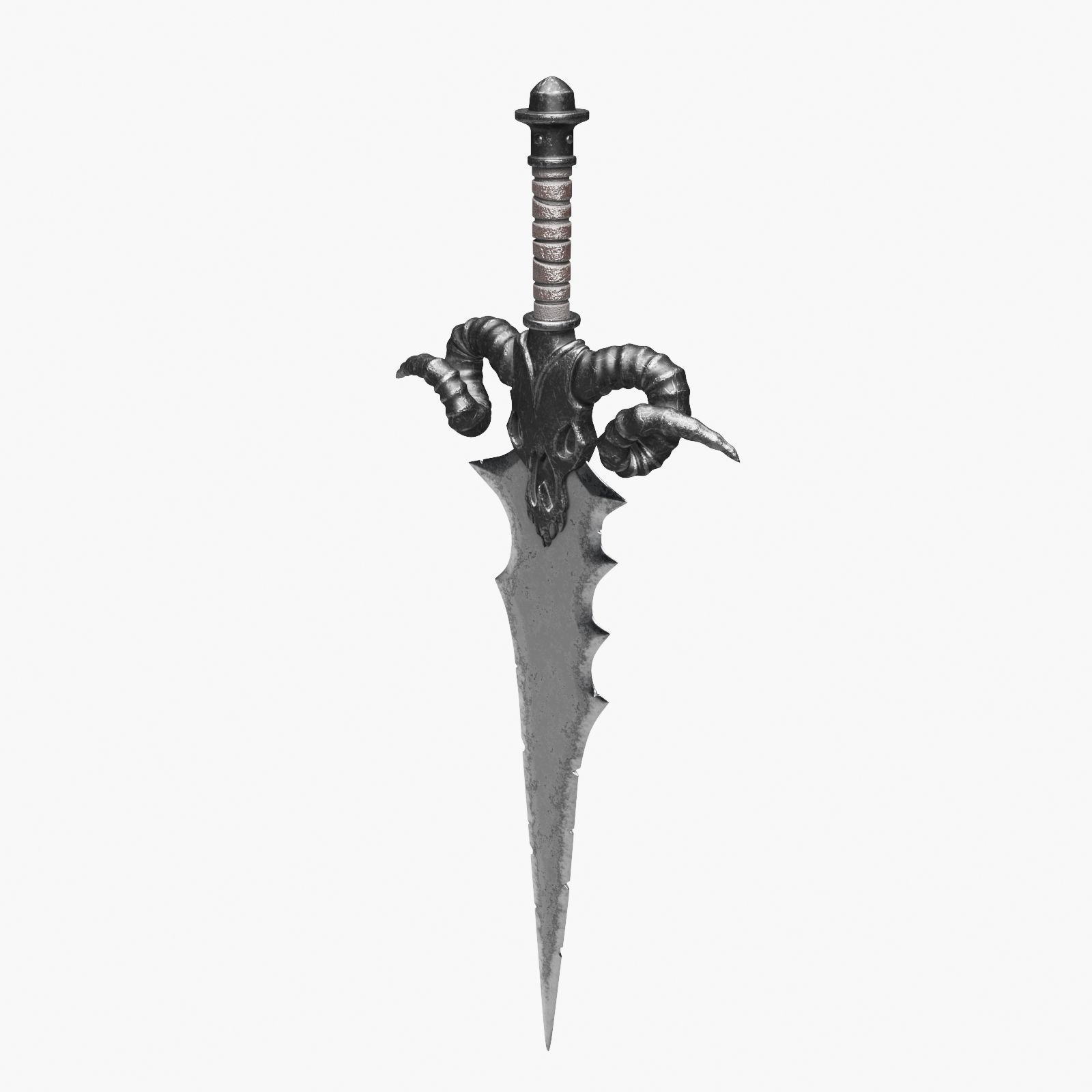 Ancient Battle Sword 3D model_1