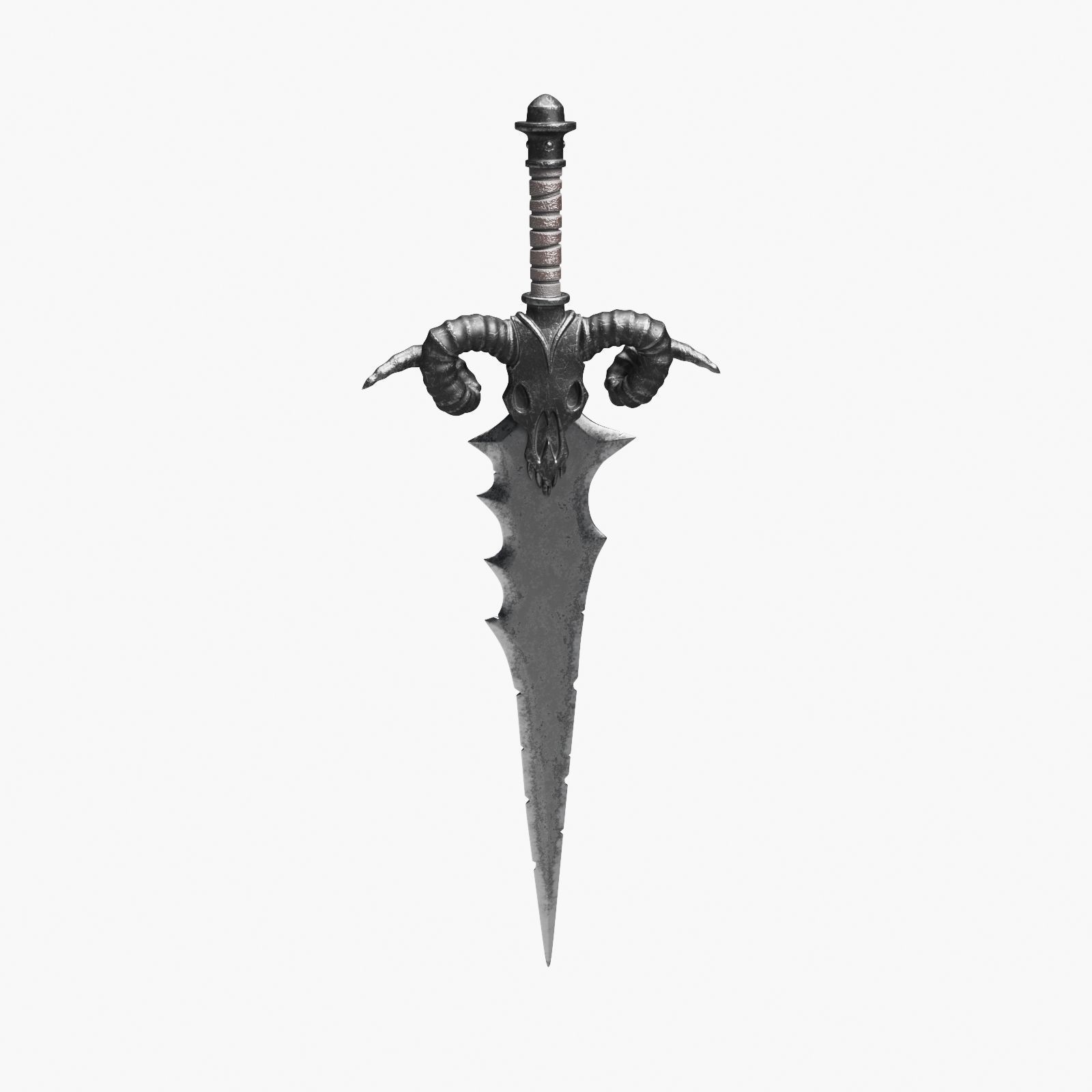 Ancient Battle Sword 3D model_12