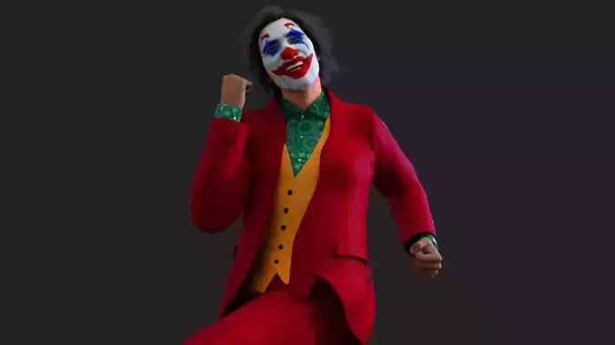Joker Joaquin Phoenix 3D model