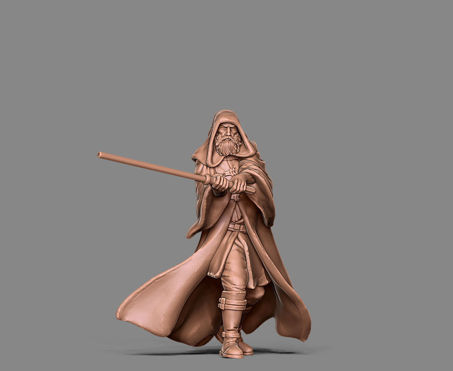 Old Master - 35mm scale 3D print model_1
