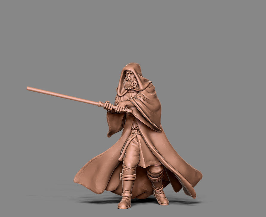 Old Master - 35mm scale 3D print model_14