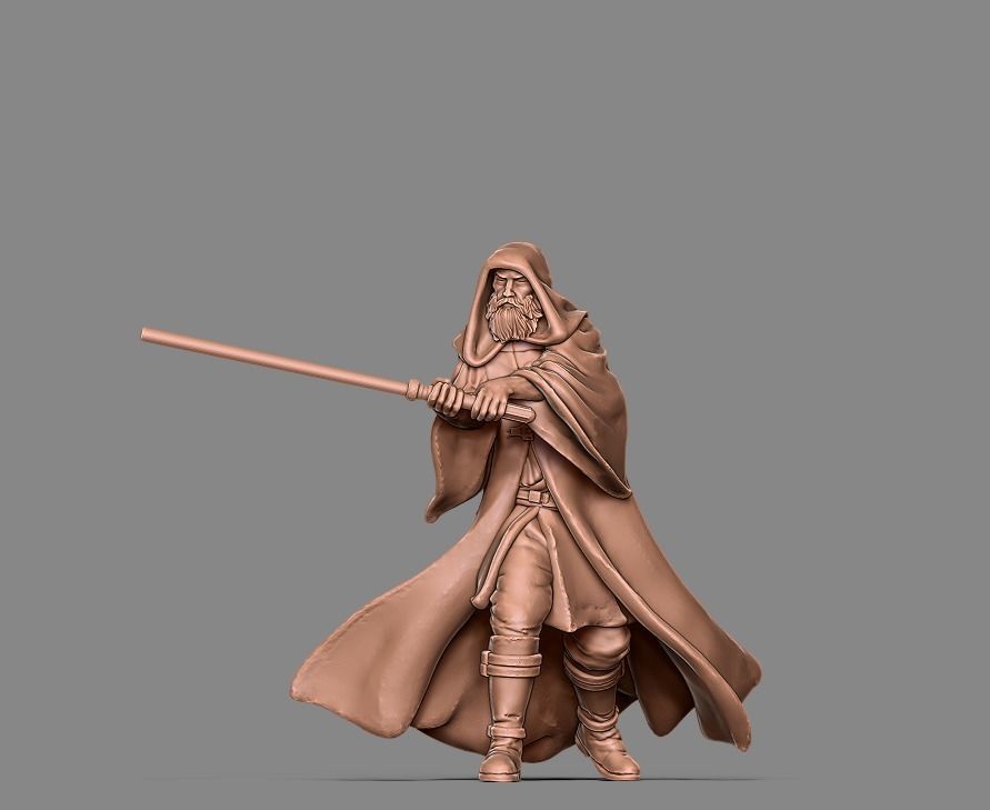 Old Master - 35mm scale 3D print model_13