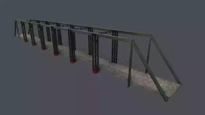 Metal Bridge Game Ready PBR