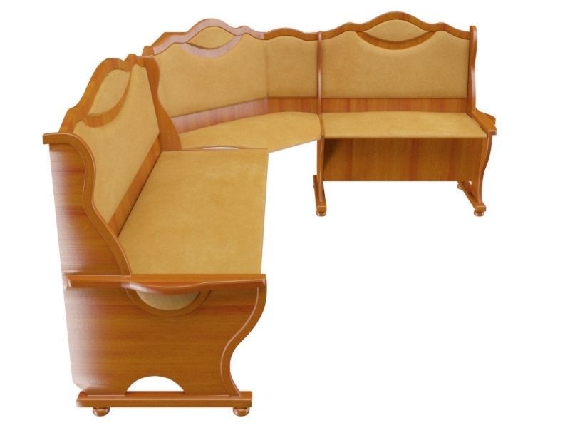 Kitchen corner 3D model_3