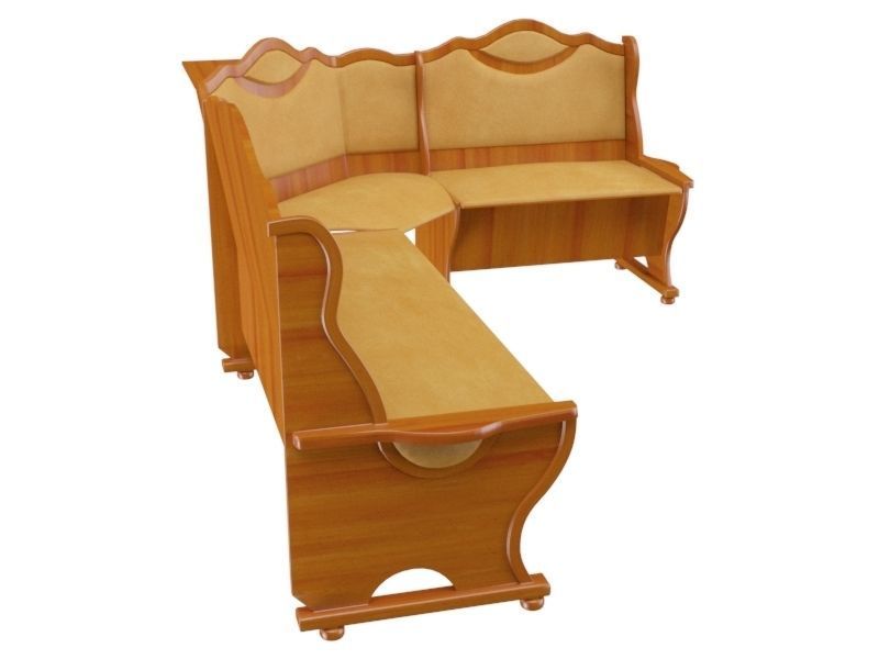 Kitchen corner 3D model_4