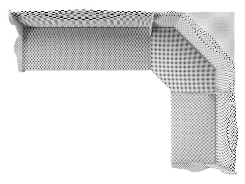 Kitchen corner 3D model_7