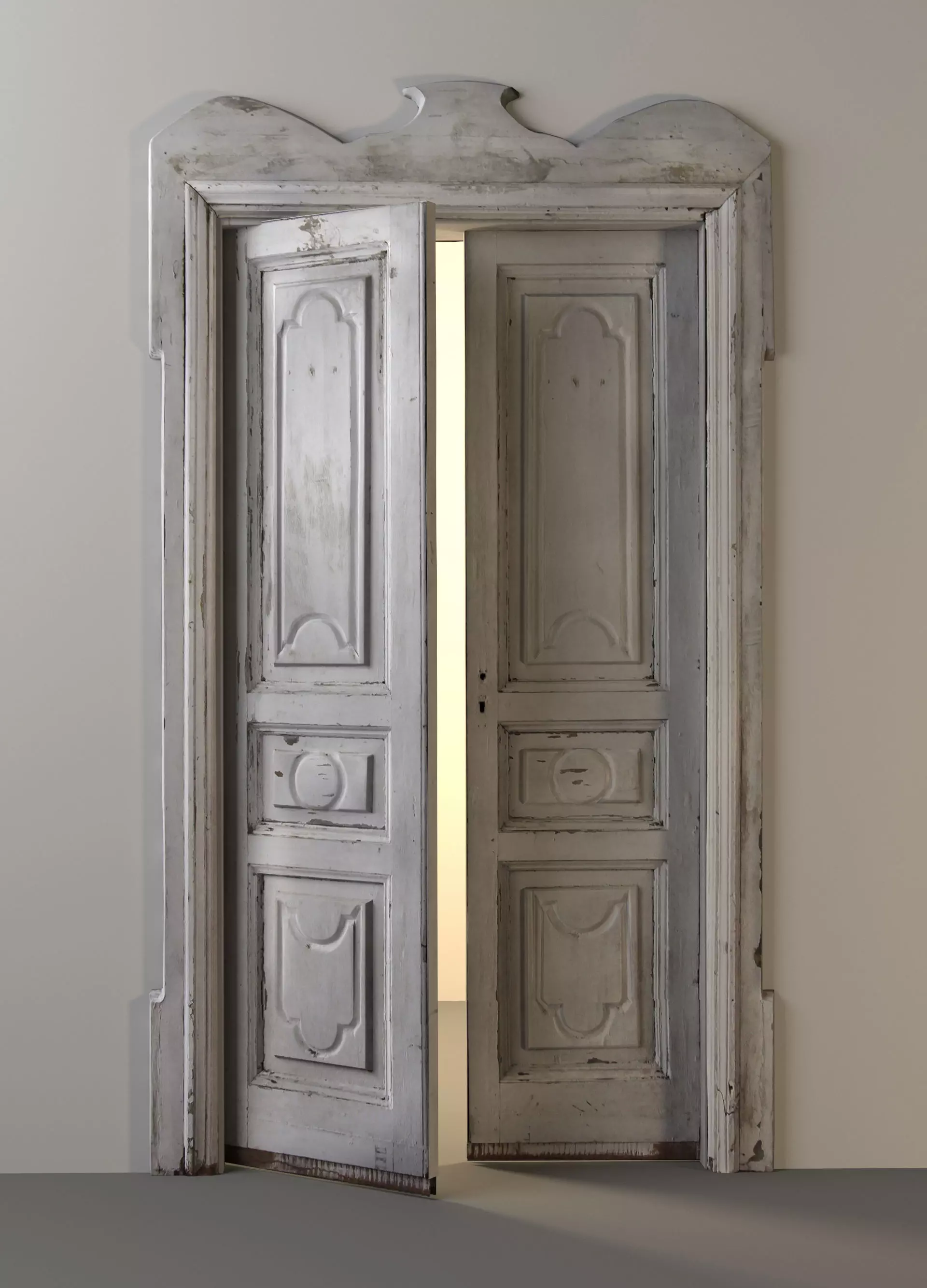 Old Door from Italy 3d model Low-poly 3D model_0