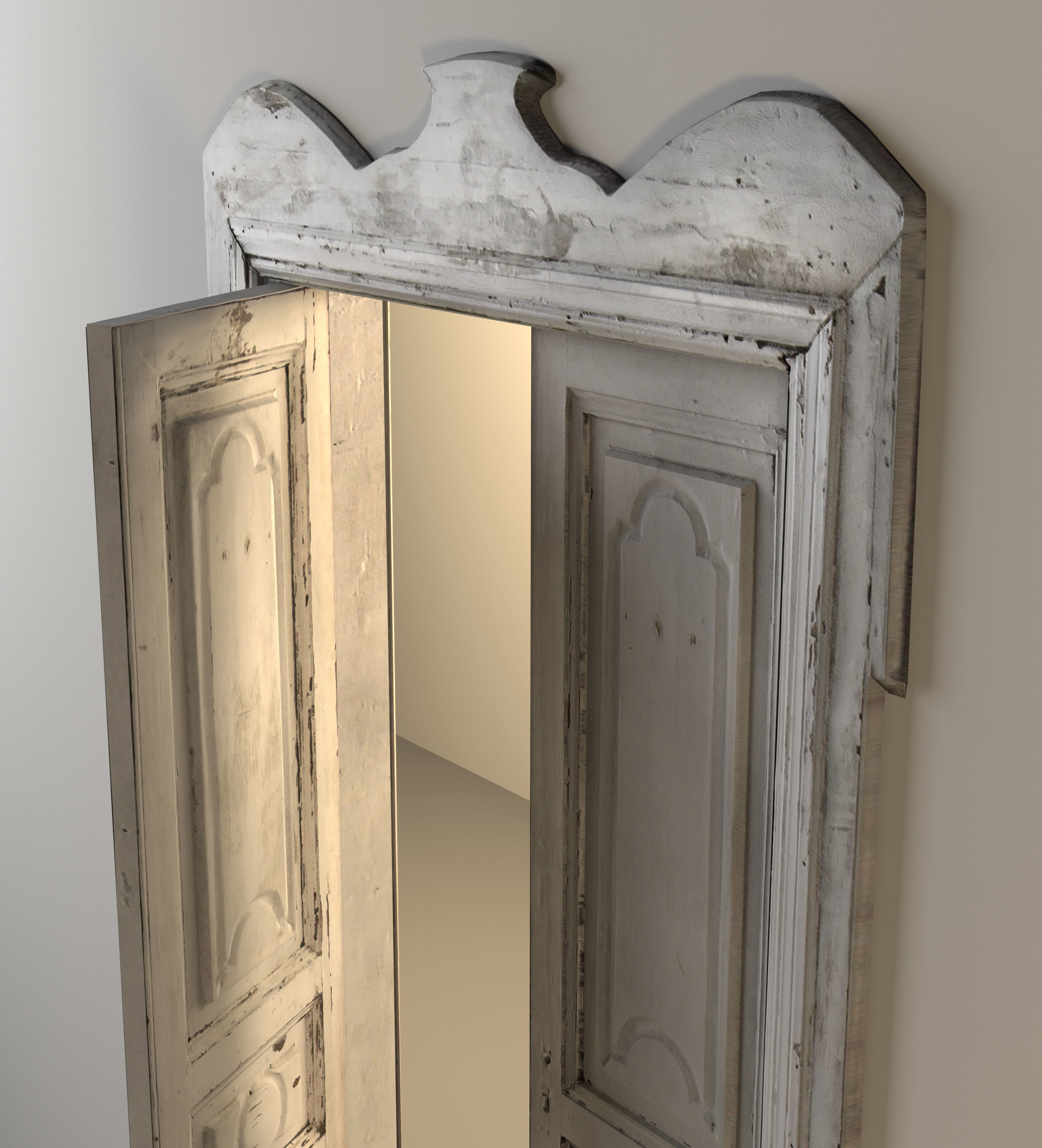 Old Door from Italy 3d model Low-poly 3D model_1