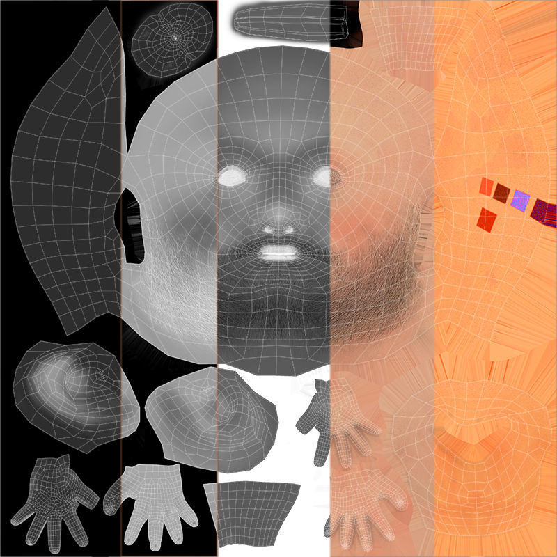 Corporate Man 3D model_25