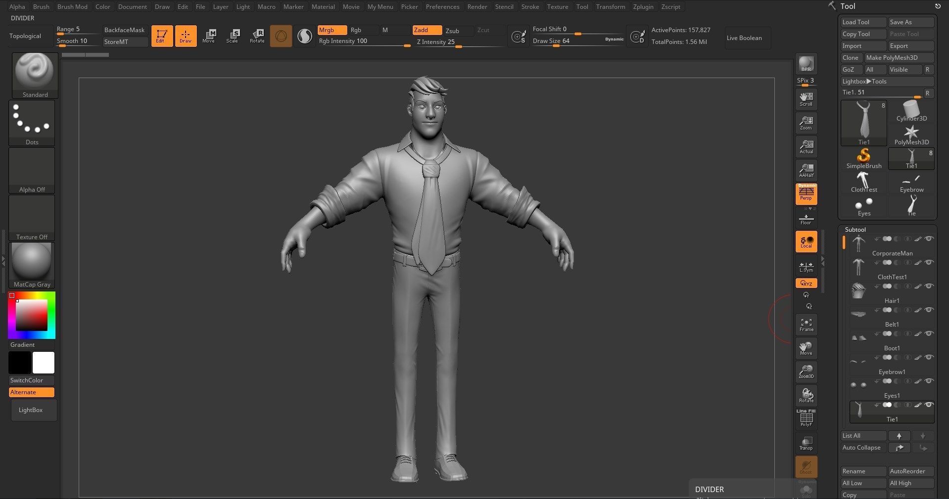 Corporate Man 3D model_33