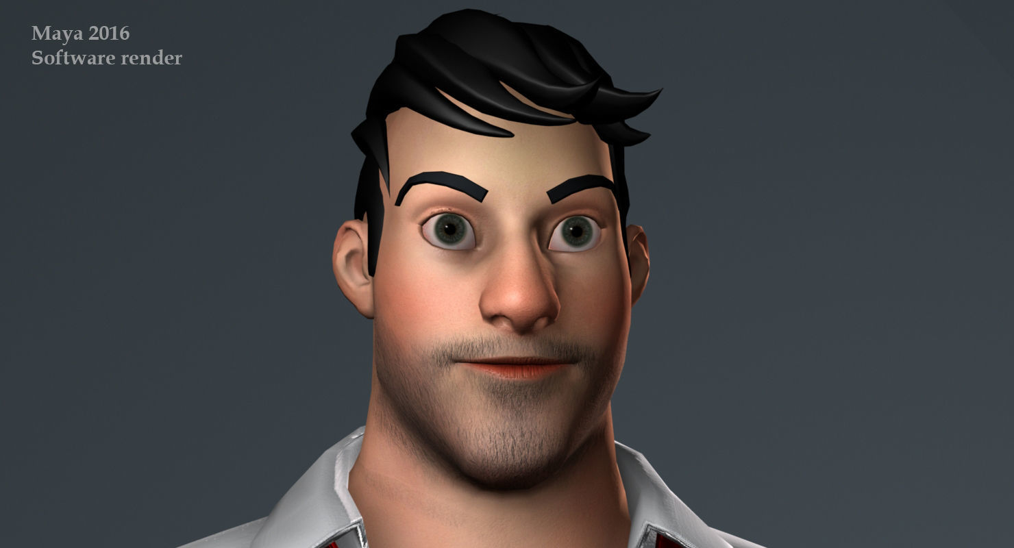 Corporate Man 3D model_38