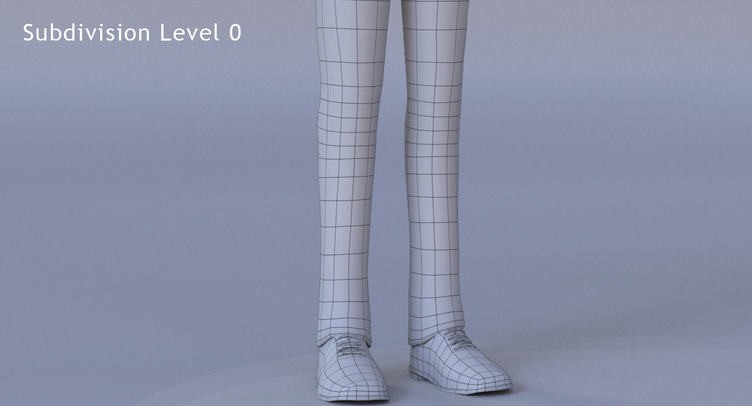 Corporate Man 3D model_20