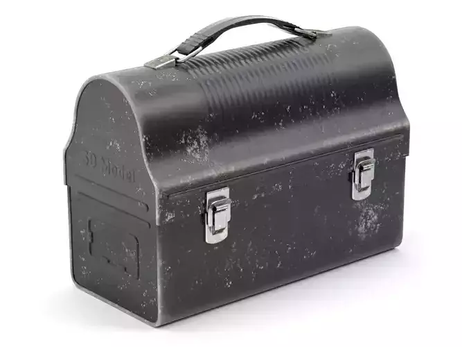 Vintage Lunch Box 3D model