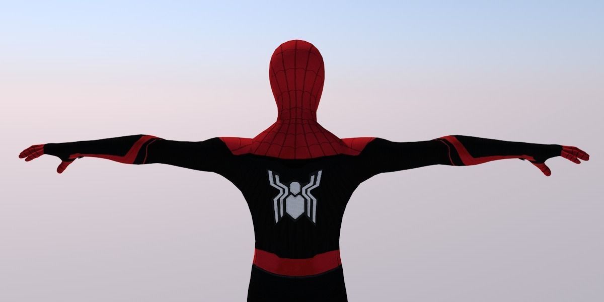 Spider-Man Far From Home  Low-poly 3D model_2
