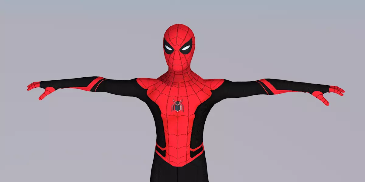 Spider-Man Far From Home  Low-poly 3D model_0