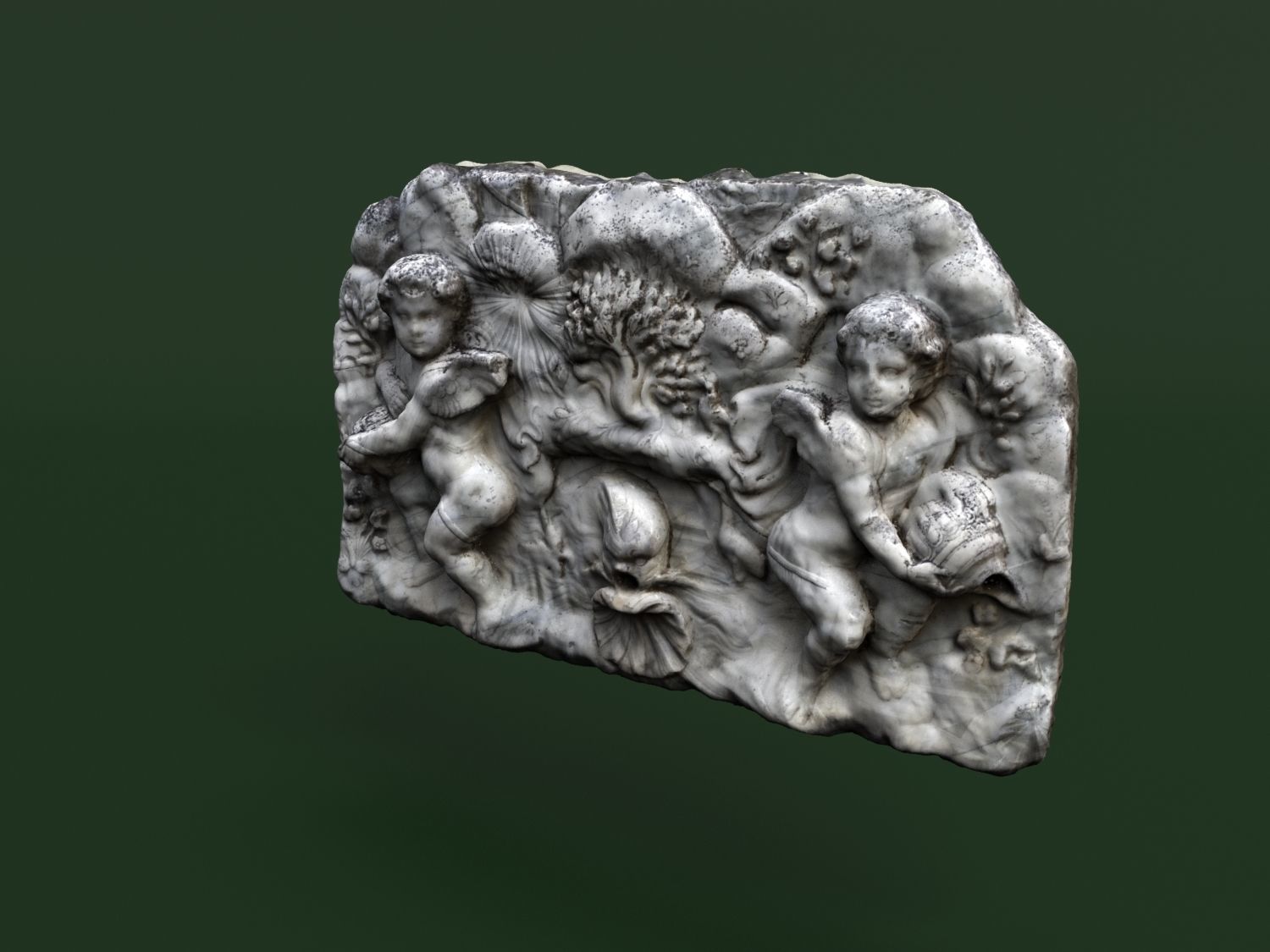 Fountain 3d scan Crimea Vorontsov Palace 3D model_2