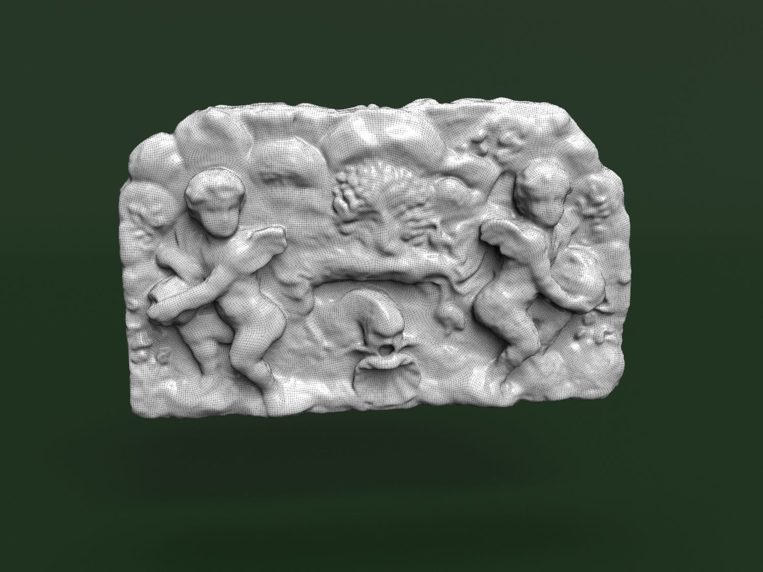 Fountain 3d scan Crimea Vorontsov Palace 3D model_41