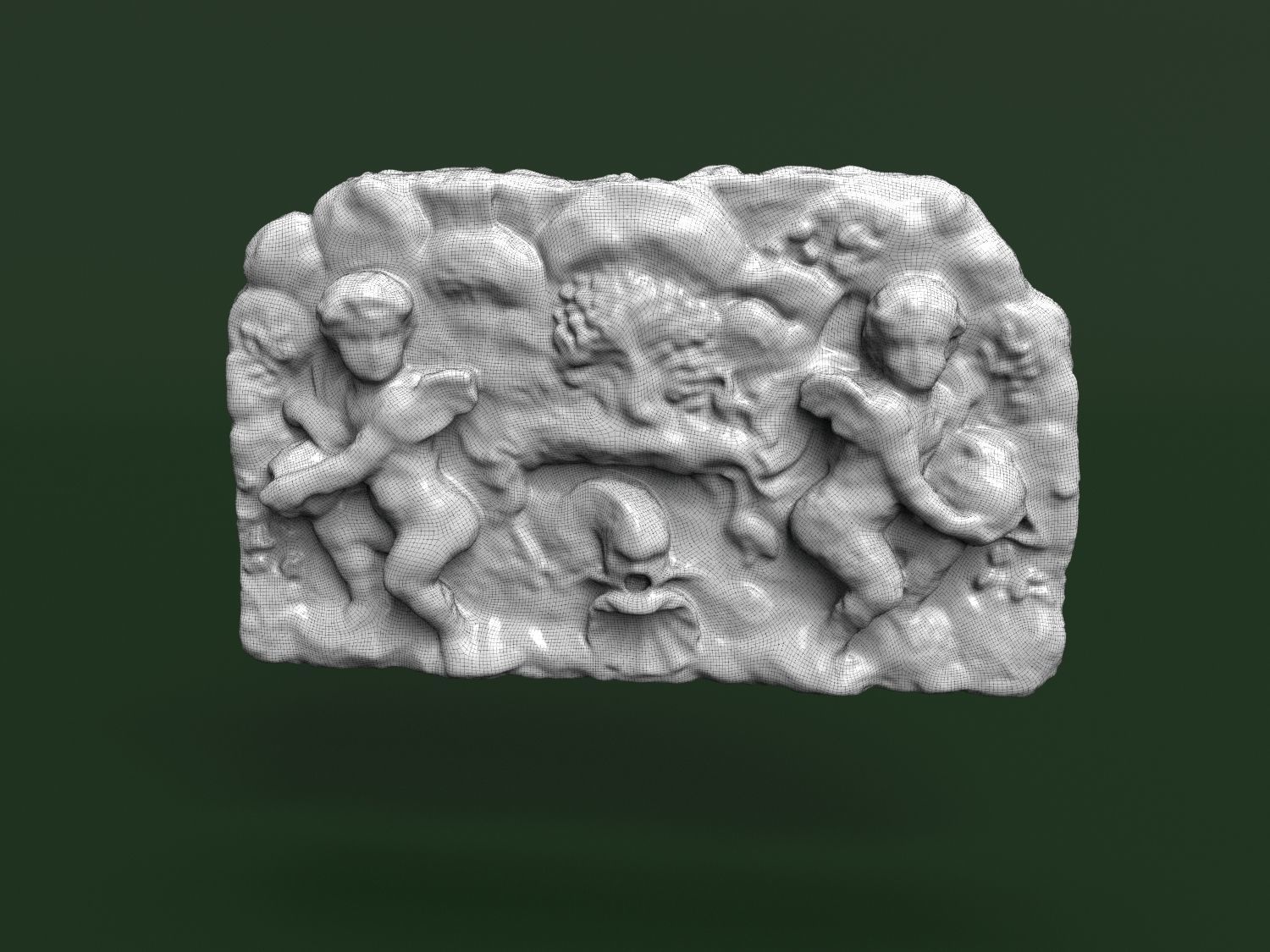 Fountain 3d scan Crimea Vorontsov Palace 3D model_24