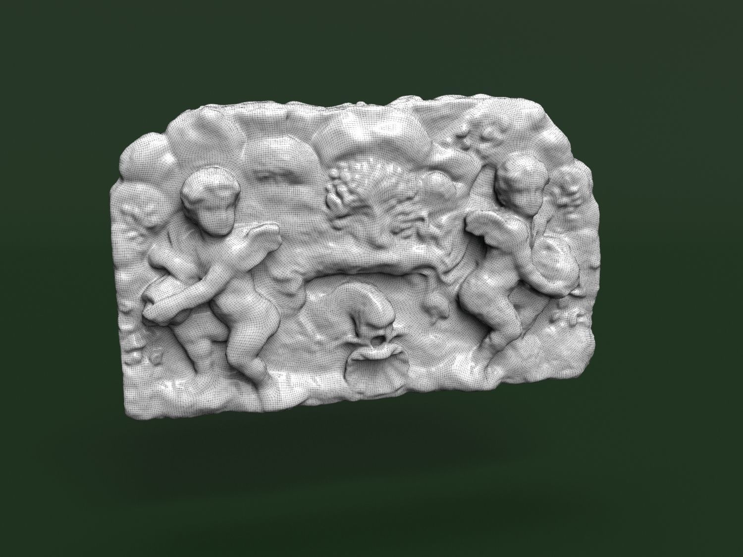 Fountain 3d scan Crimea Vorontsov Palace 3D model_38