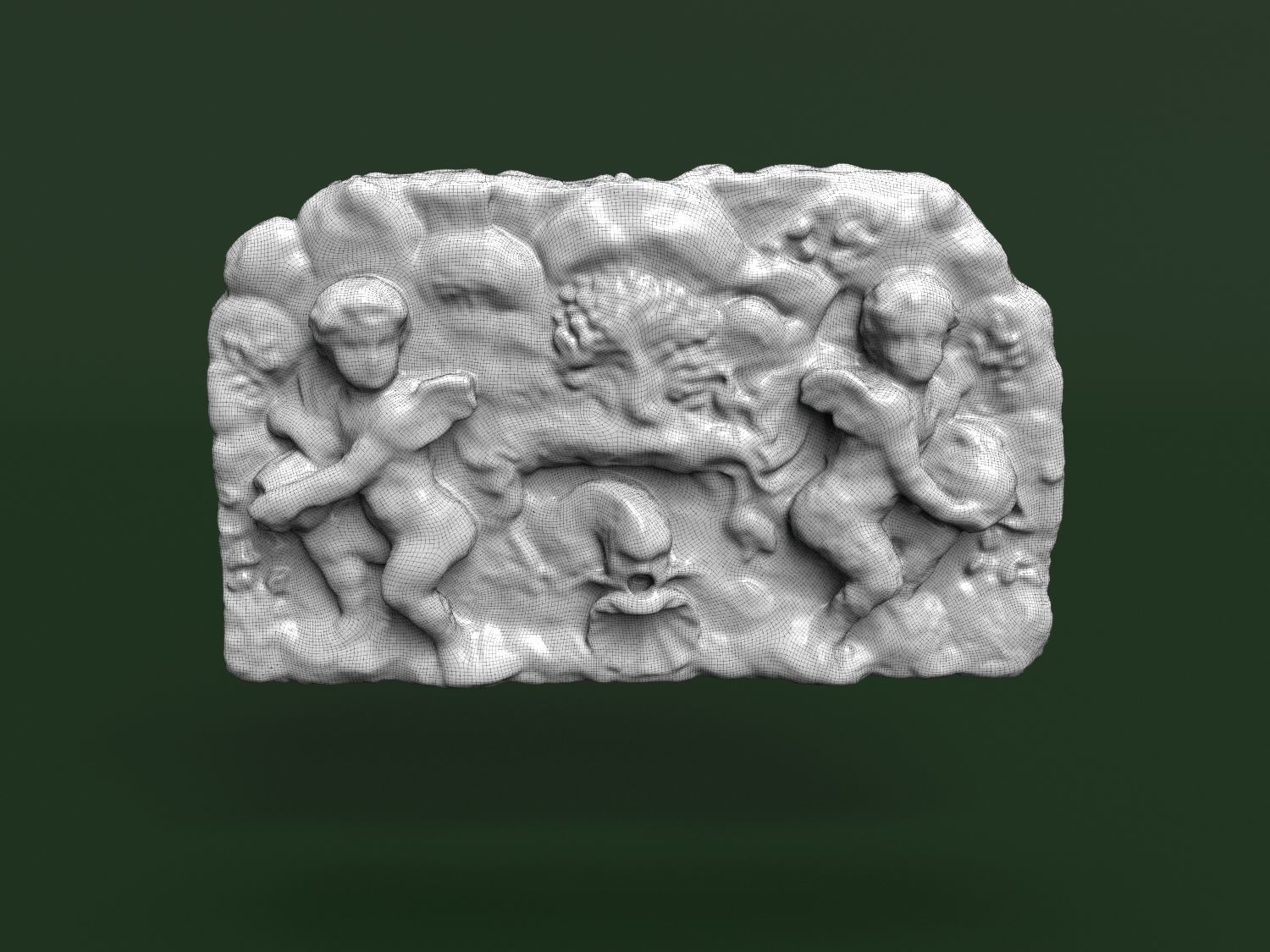 Fountain 3d scan Crimea Vorontsov Palace 3D model_23