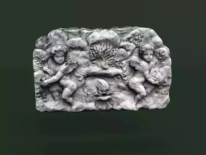 Fountain 3d scan Crimea Vorontsov Palace 3D model