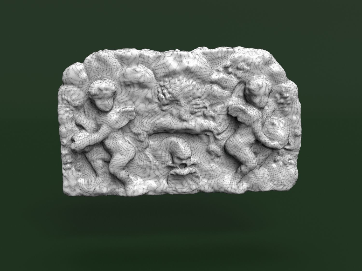 Fountain 3d scan Crimea Vorontsov Palace 3D model_40