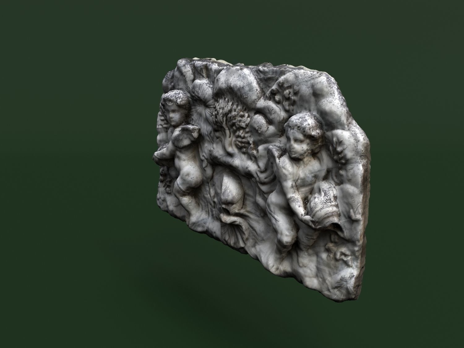 Fountain 3d scan Crimea Vorontsov Palace 3D model_1