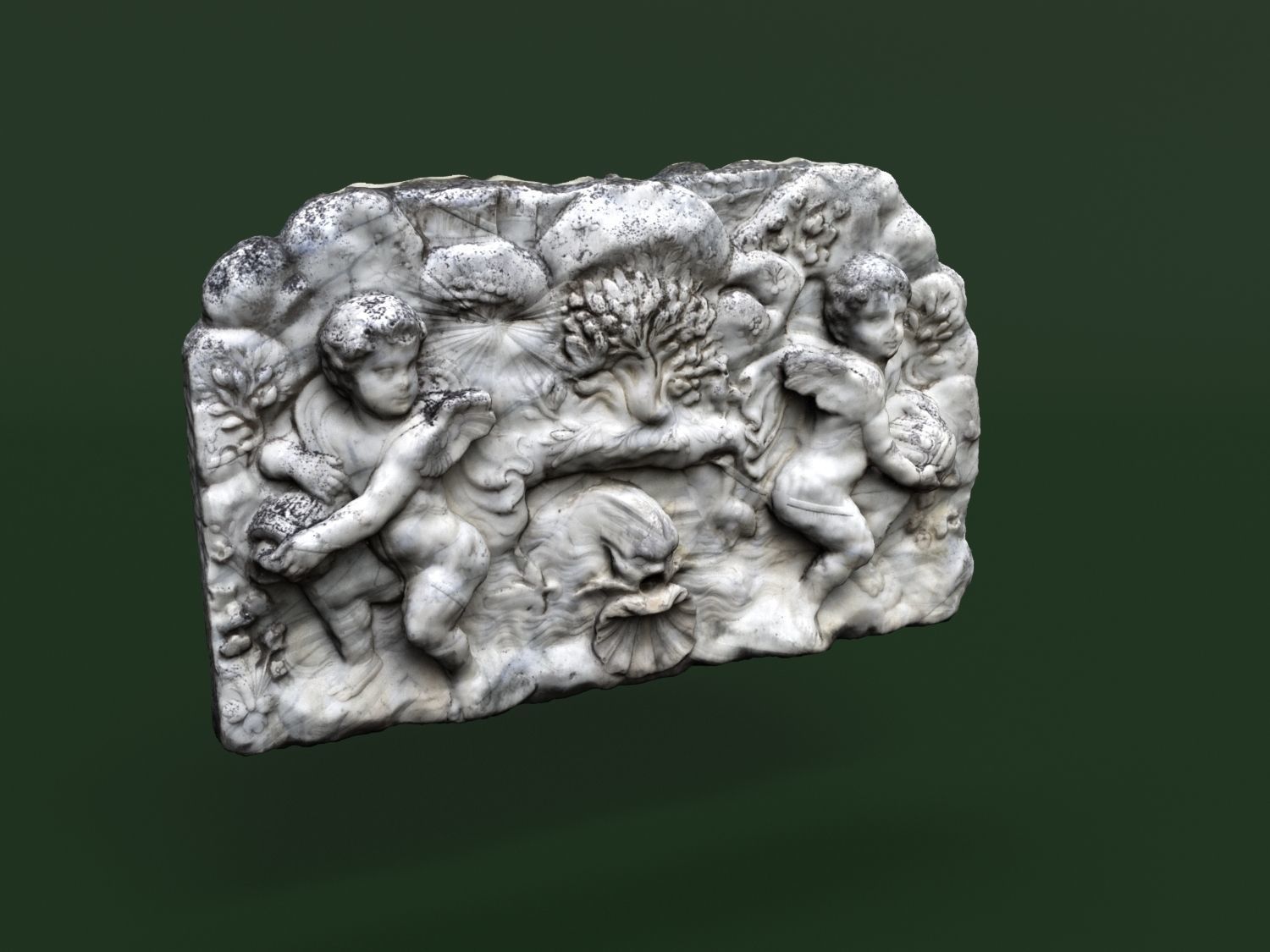 Fountain 3d scan Crimea Vorontsov Palace 3D model_18