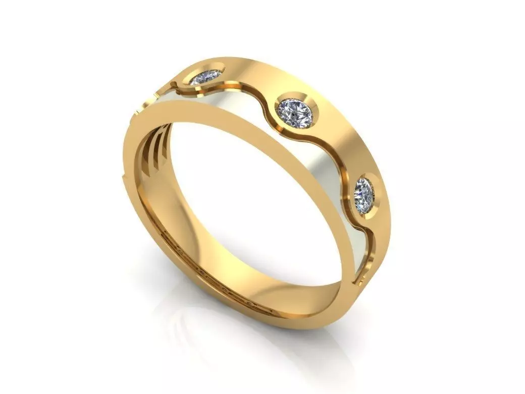 Ring couple 3D model_0