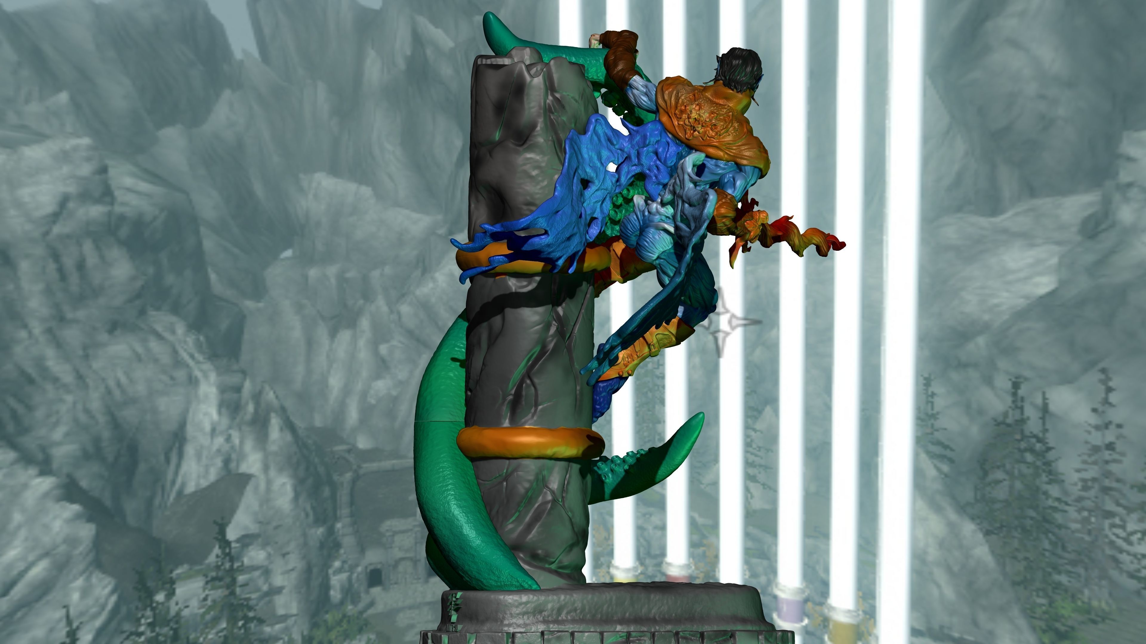 Raziel Redeemer and Destroyer 3D print model_2