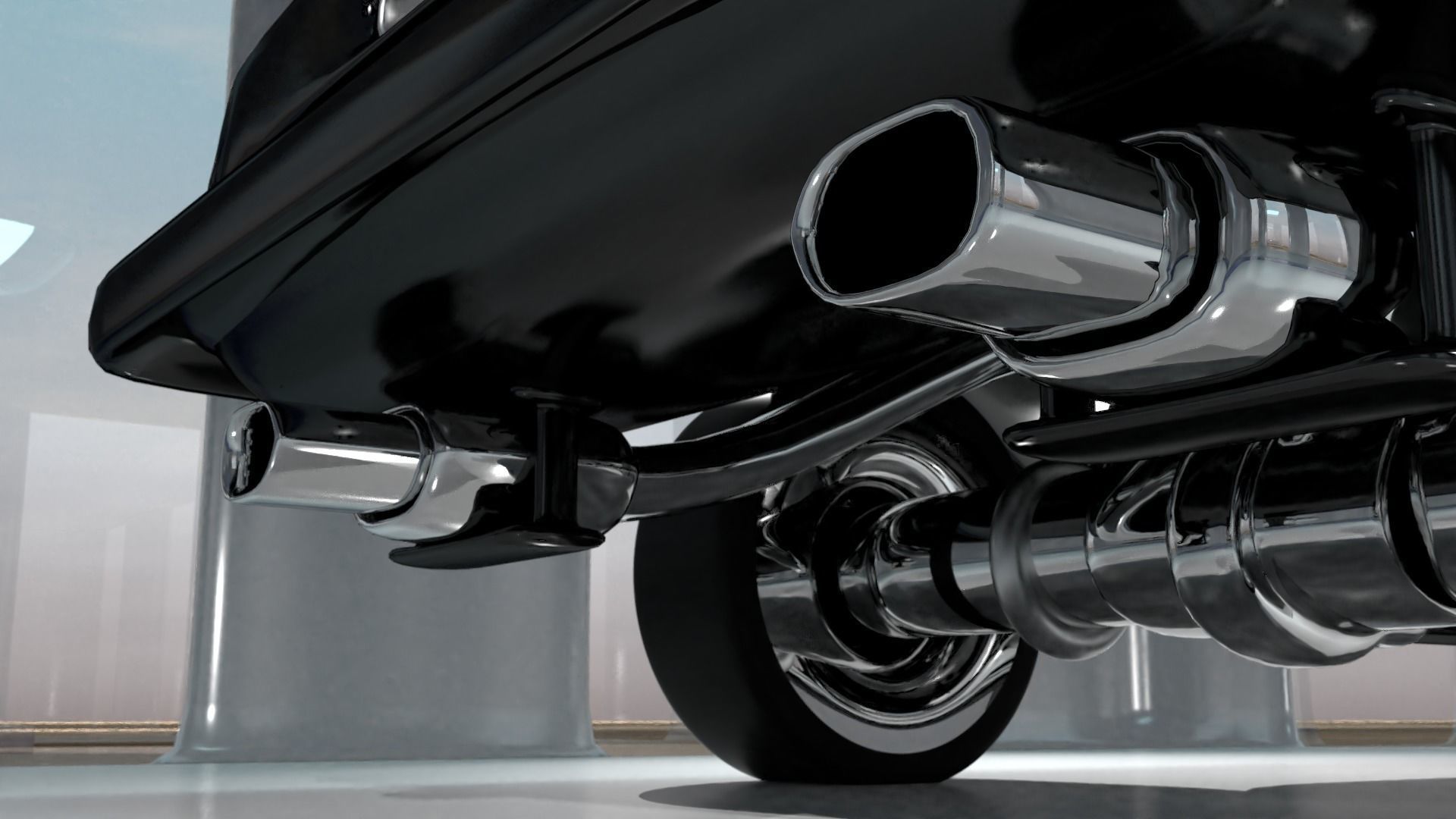 fantasy muscle car 3D model_6