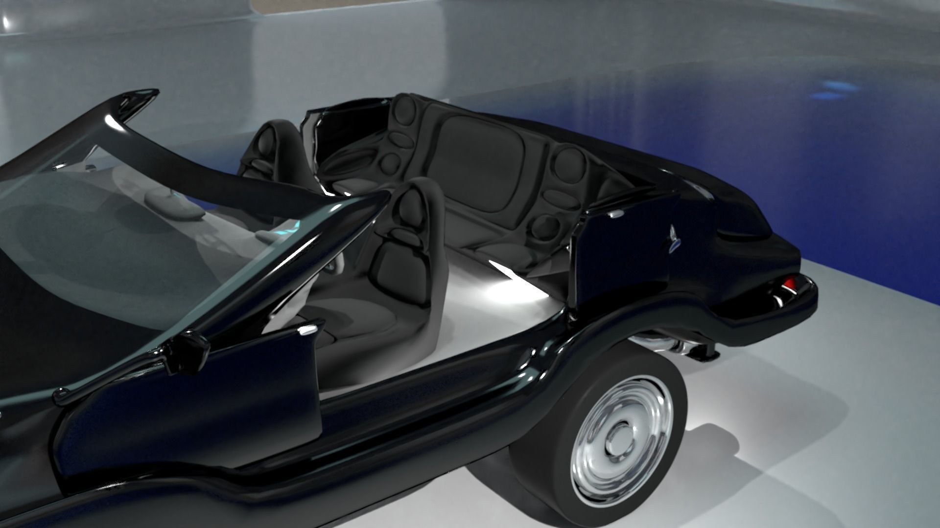 fantasy muscle car 3D model_3
