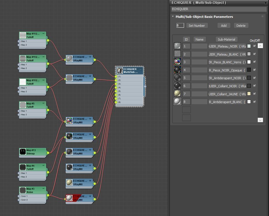 BOARD GAME---Glass Chessboard Low-poly 3D model_31