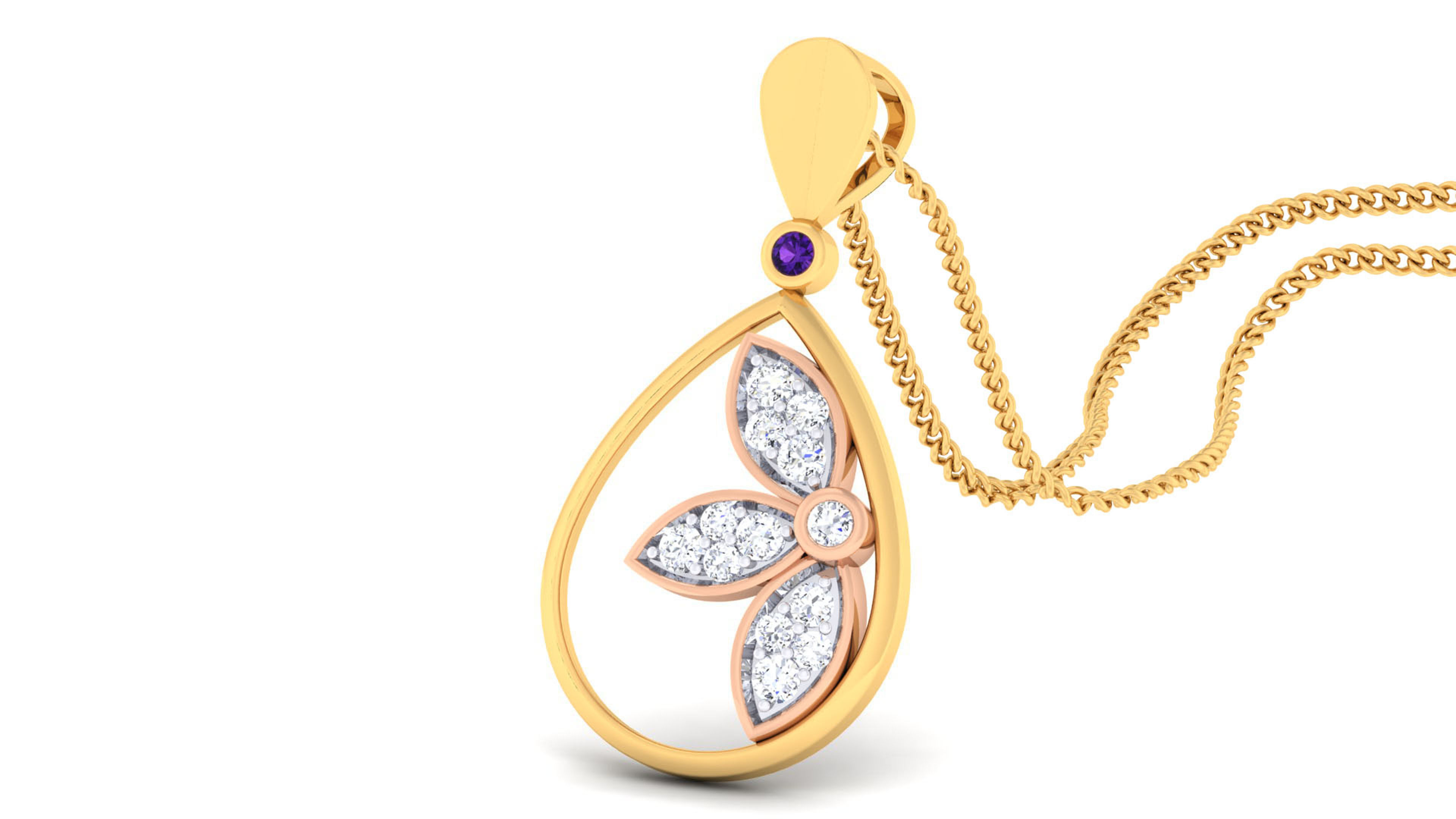 Women pendant-earrings set 3dm mgx render detail 3D print model 3D print model_1