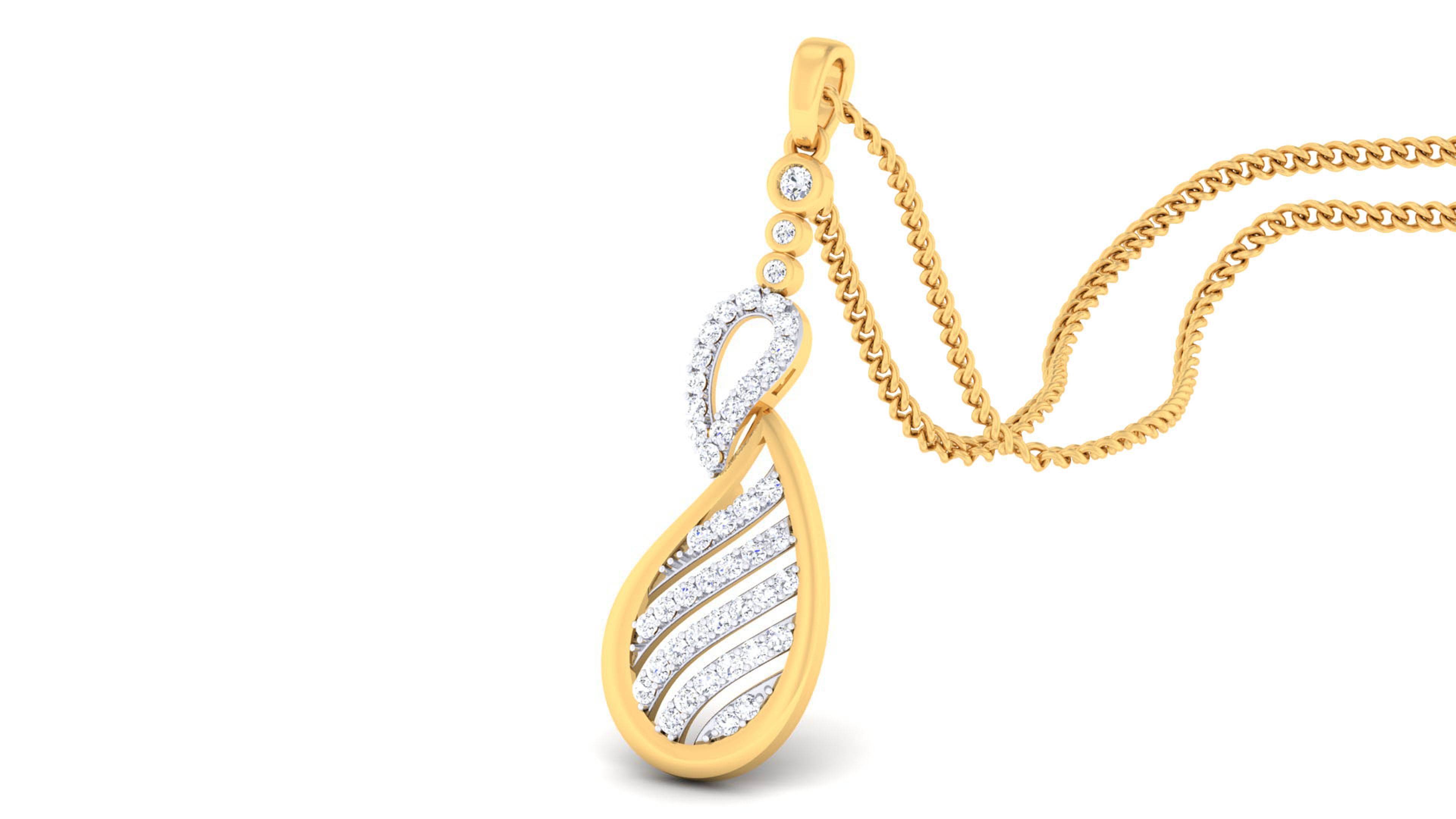 Women pendant-earrings set 3dm mgx render detail 3D print model 3D print model_1