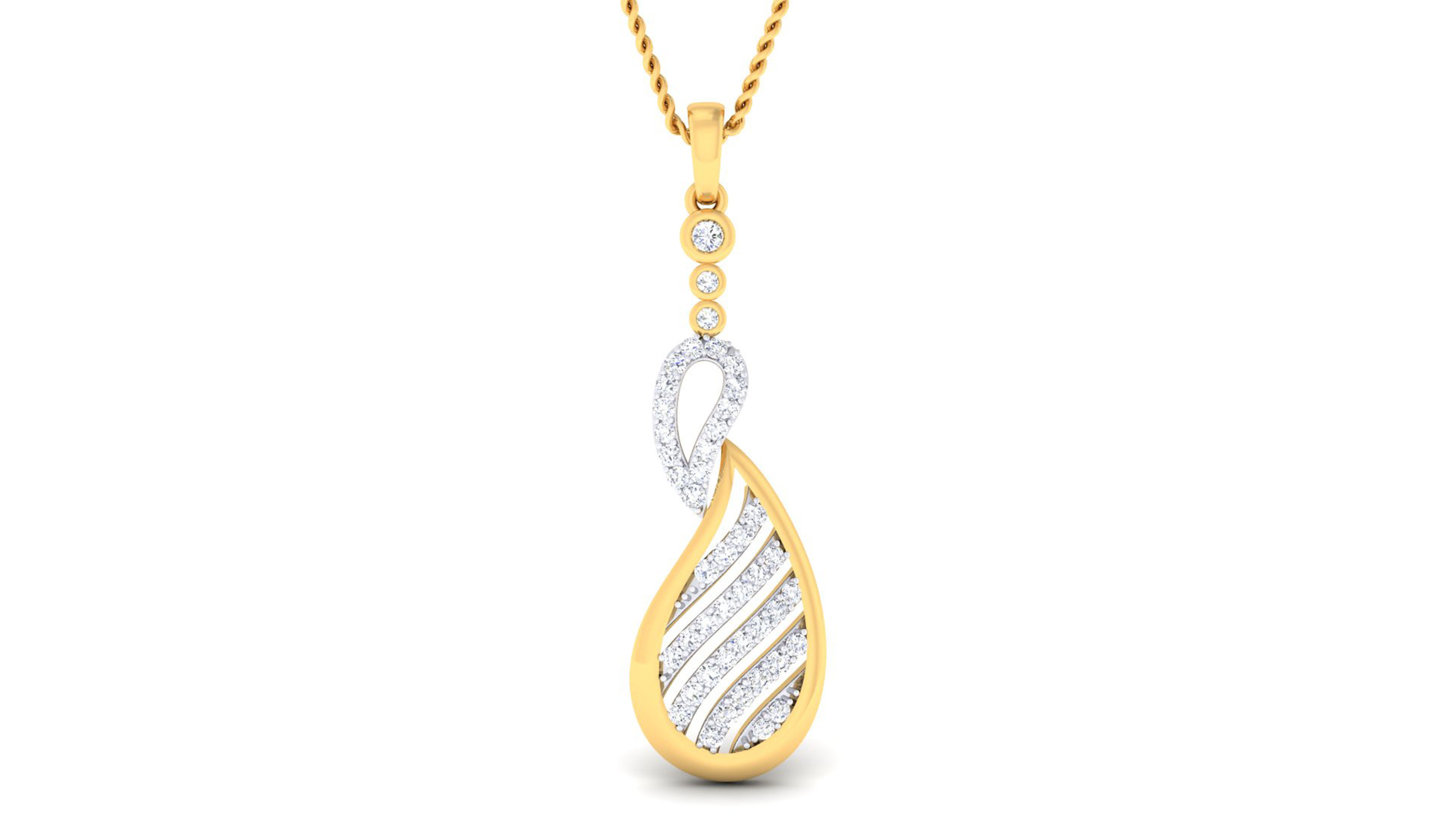 Women pendant-earrings set 3dm mgx render detail 3D print model 3D print model_8