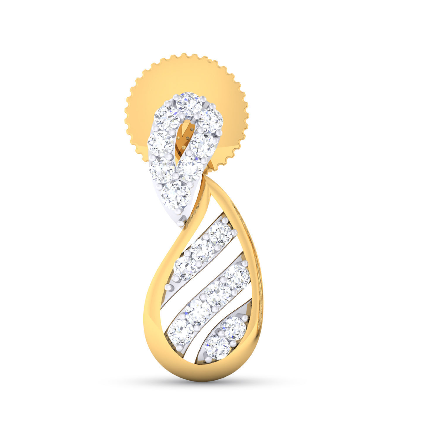 Women pendant-earrings set 3dm mgx render detail 3D print model 3D print model_3