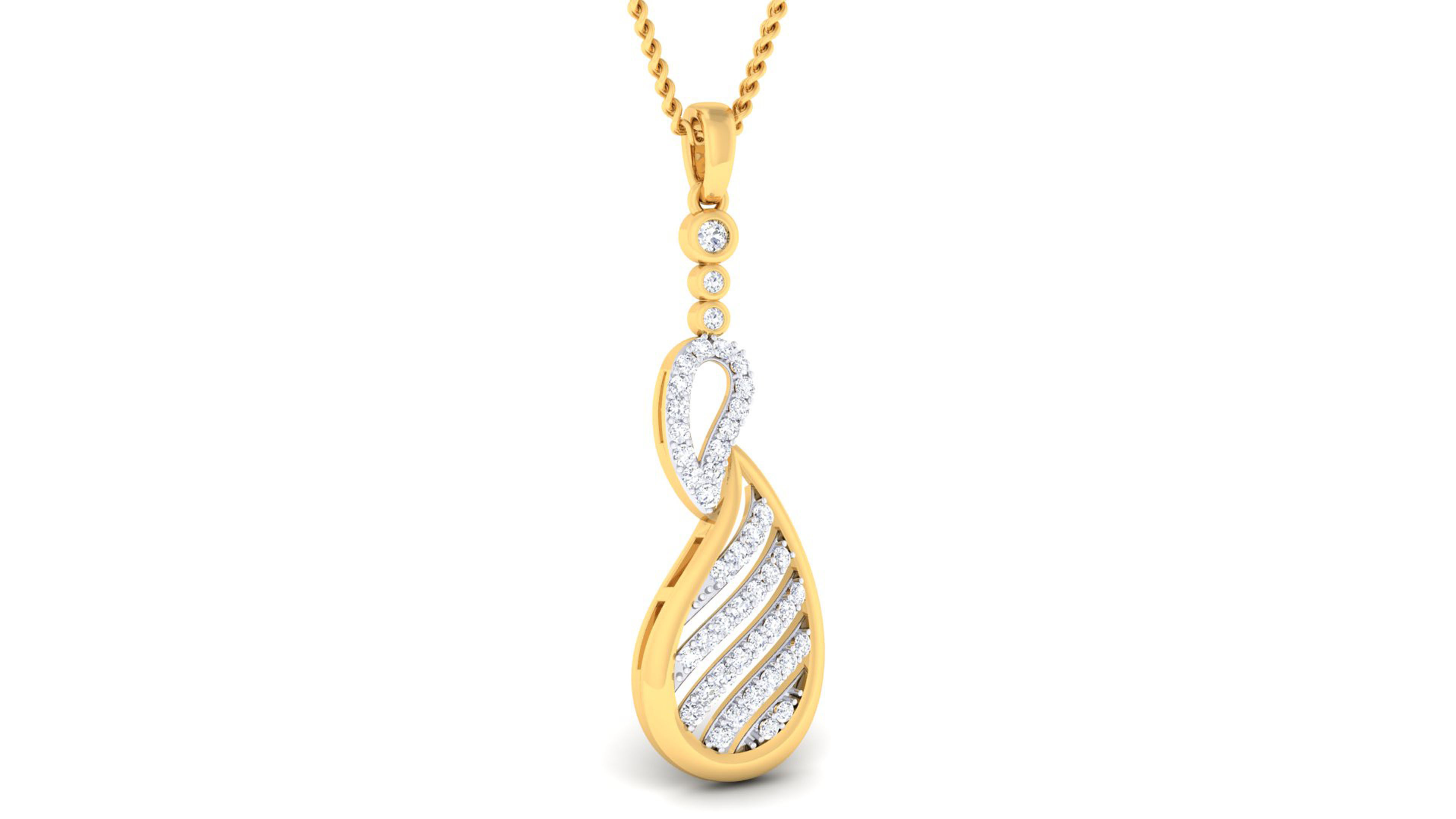 Women pendant-earrings set 3dm mgx render detail 3D print model 3D print model_6