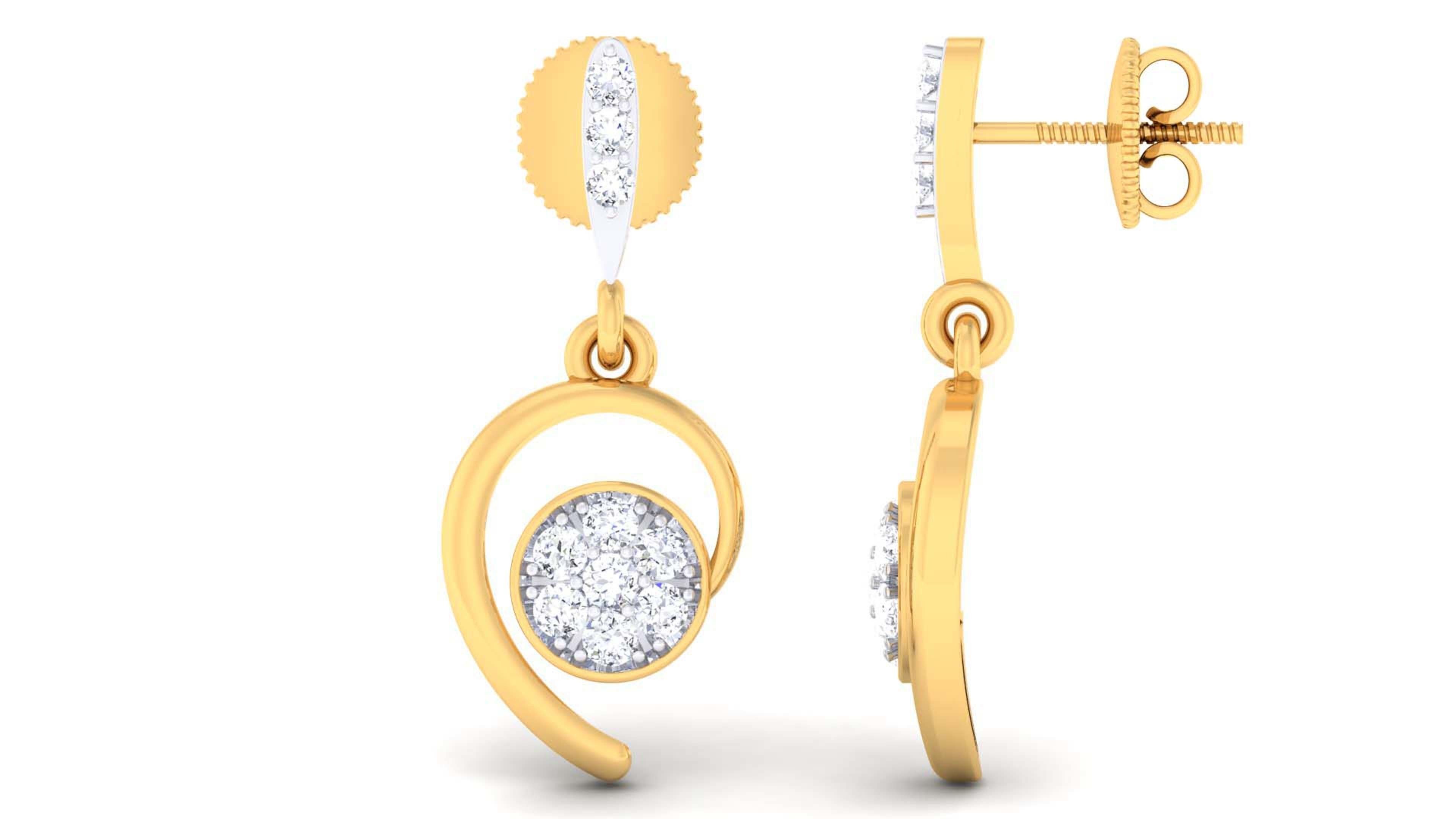 Women pendant-earrings set 3dm mgx render detail 3D print model 3D print model_6