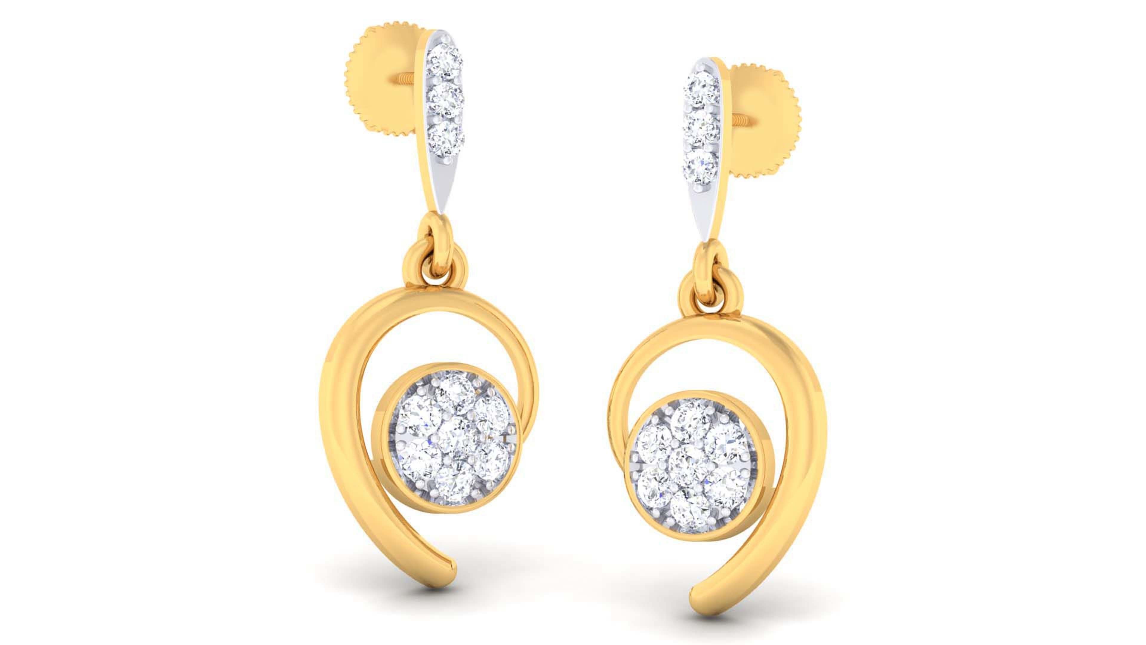 Women pendant-earrings set 3dm mgx render detail 3D print model 3D print model_8