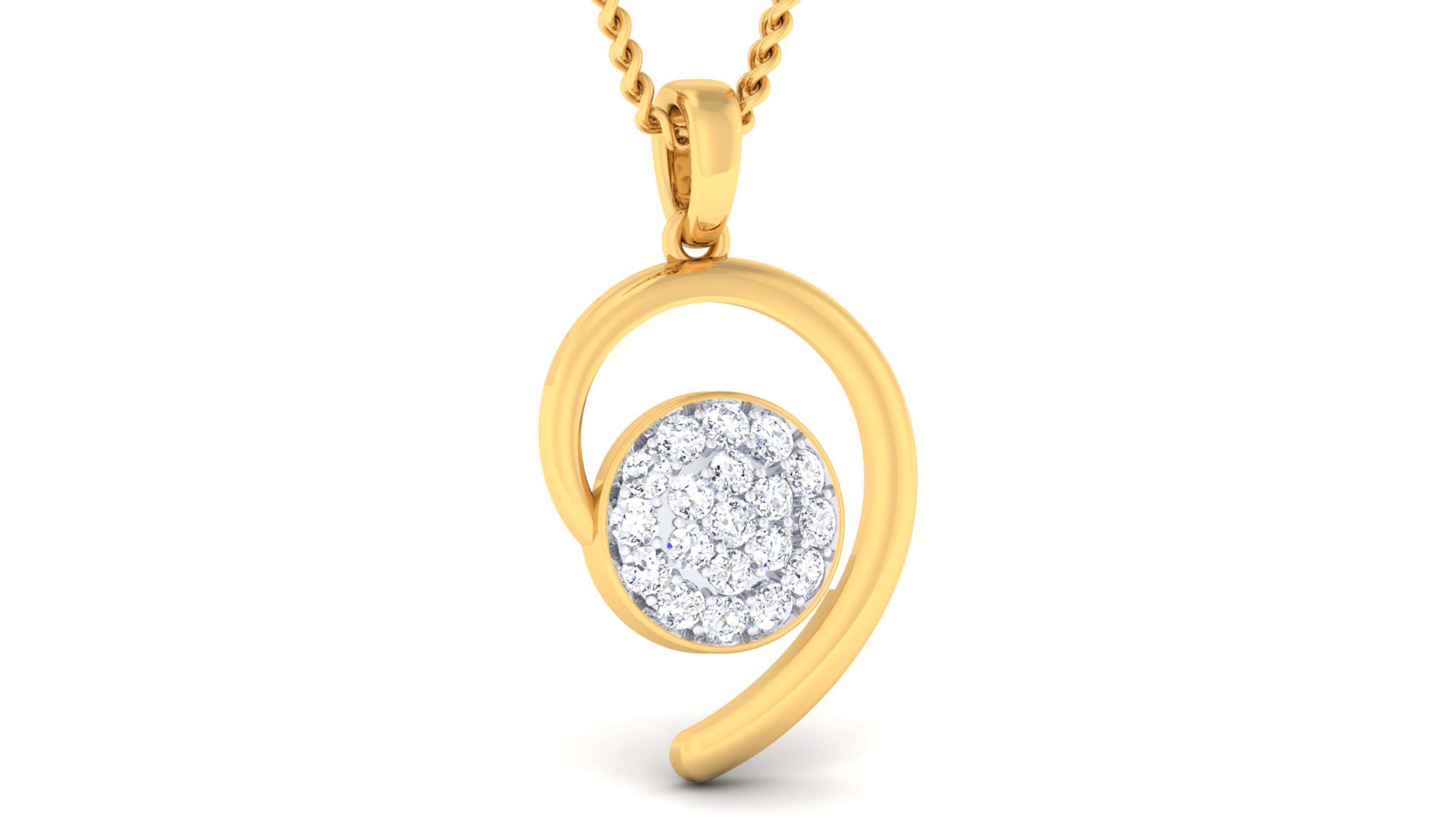 Women pendant-earrings set 3dm mgx render detail 3D print model 3D print model_2