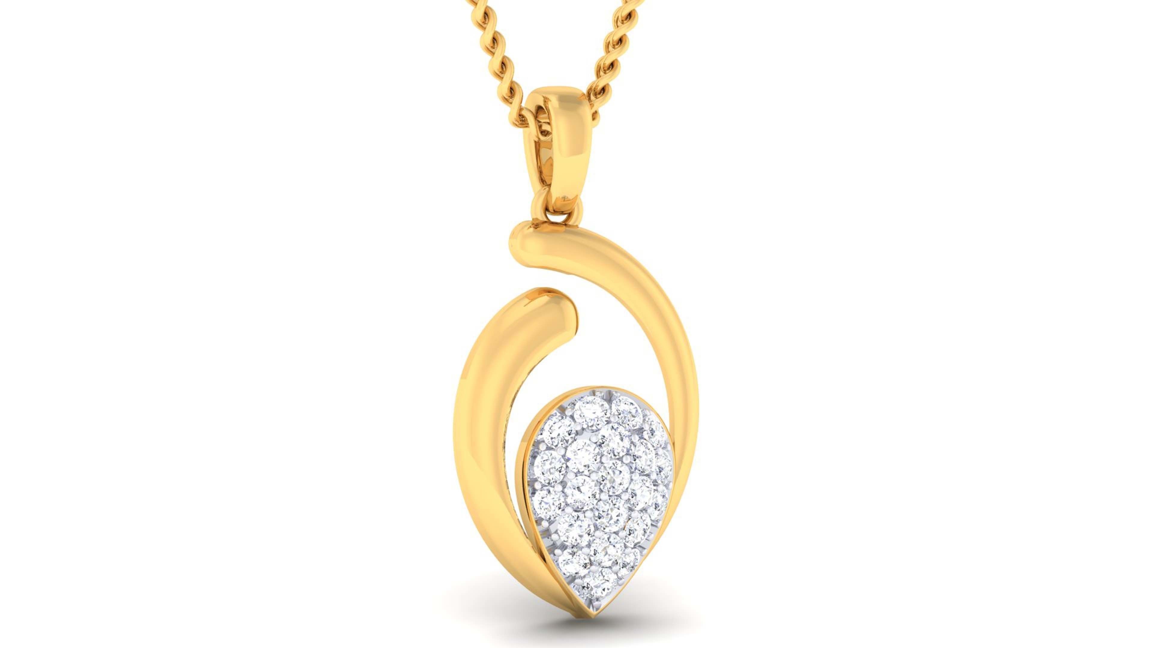 Women pendant-earrings set 3dm mgx render detail 3D print model 3D print model_7