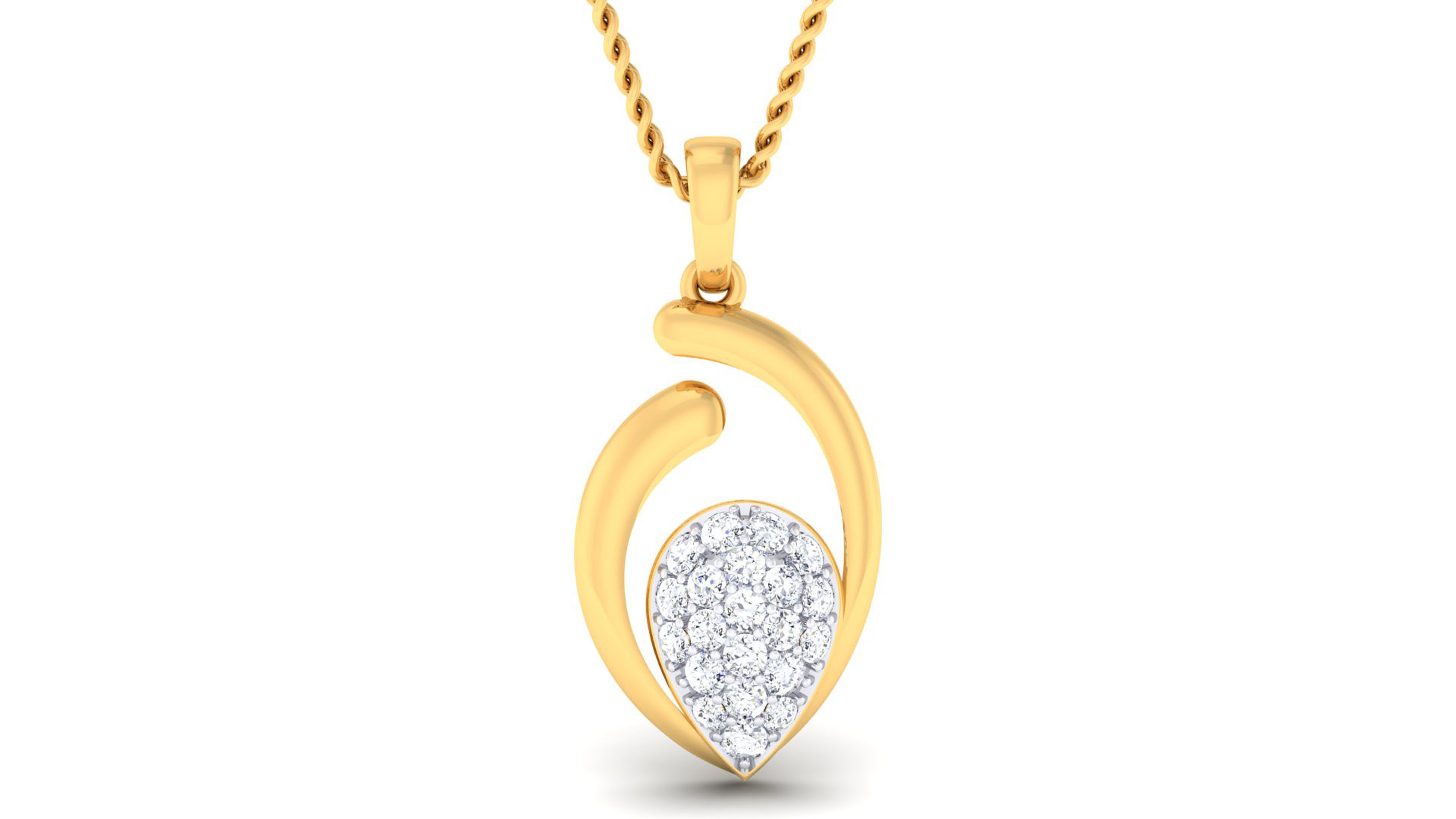 Women pendant-earrings set 3dm mgx render detail 3D print model 3D print model_8