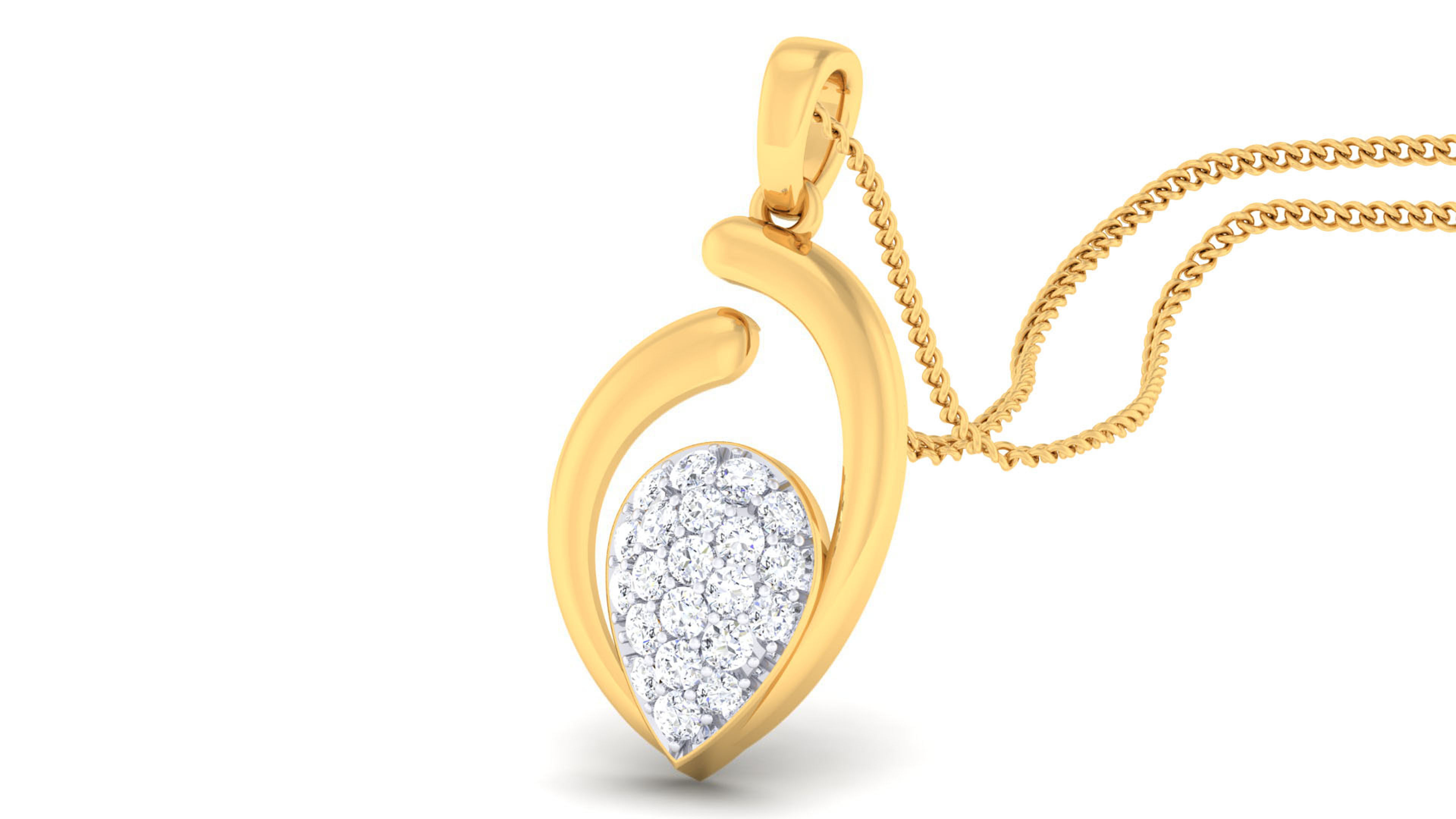 Women pendant-earrings set 3dm mgx render detail 3D print model 3D print model_1